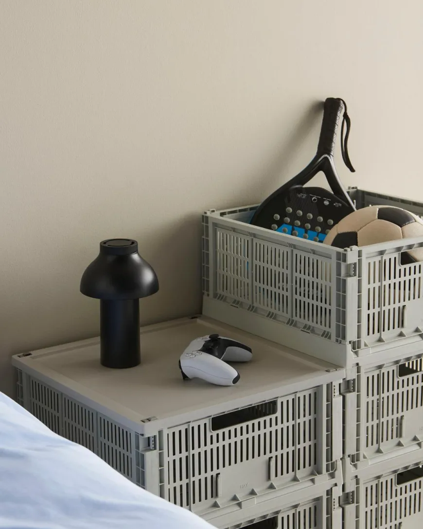 Colour Crate Large Square, Off white fra Hay