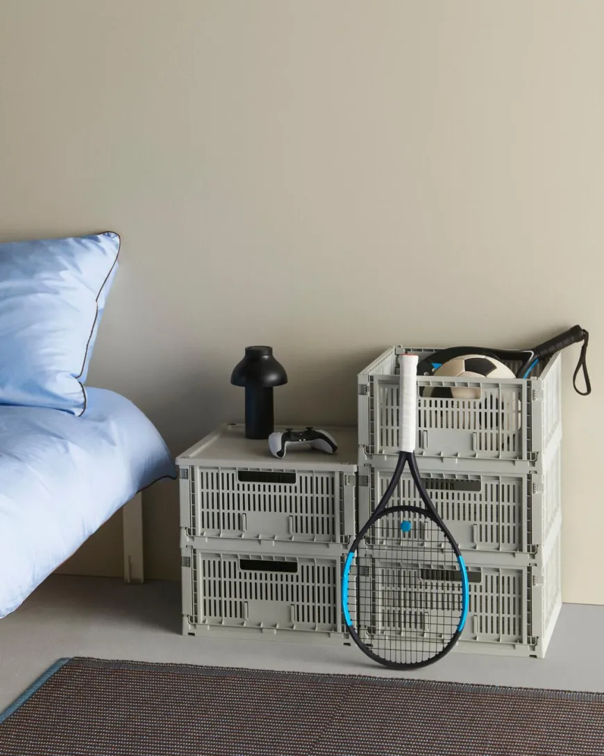 Colour Crate Large Square, Off white fra Hay