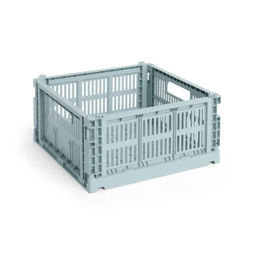 Colour Crate Medium Square, Grey fra Hay
