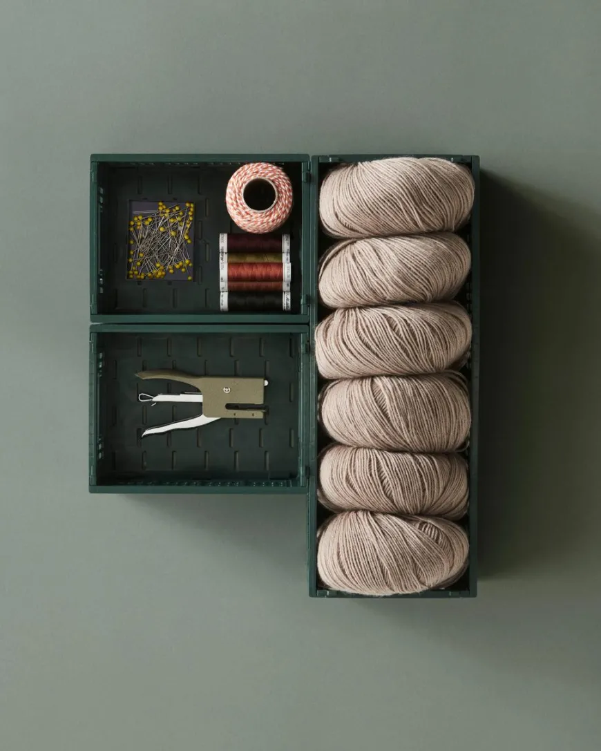 Colour Crate Mini Oblong, Grey fra Hay