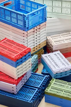 Colour crate S, dark blue fra Hay