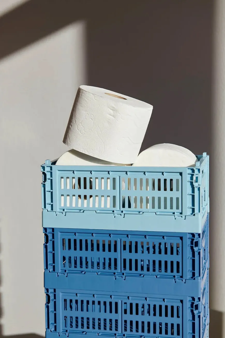 Colour Crate Small, Charcoal fra Hay