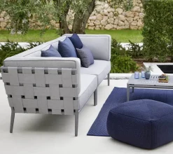 Conic 2 pers. Modulsofa, højre inkl. hyndesæt fra Cane-line