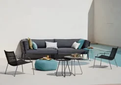 Conic 2 pers. Modulsofa, højre inkl. hyndesæt fra Cane-line