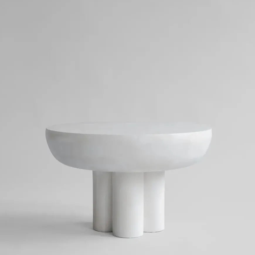 Crown Table, low bone white fra 101 Copenhagen