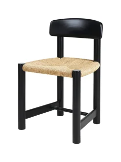Daumiller Side Chair, black pine fra GUBI