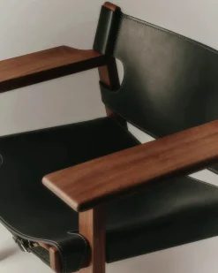 Den Spanske Stol i cognac læder, eg lys olie af Børge Mogensen