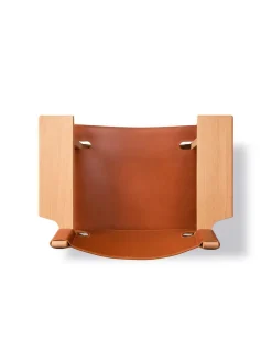 Den Spanske Stol i cognac læder, eg olie af Børge Mogensen