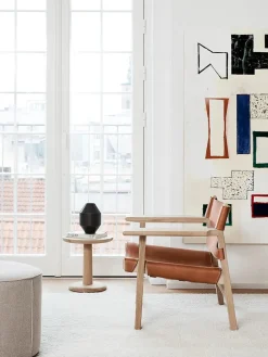 Den Spanske Stol i cognac læder, eg sæbe af Børge Mogensen