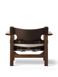 Den Spanske Stol i cognac læder, eg sæbe af Børge Mogensen