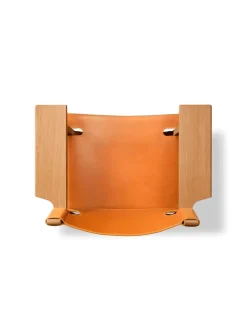 Den Spanske Stol i cognac læder, eg sæbe af Børge Mogensen