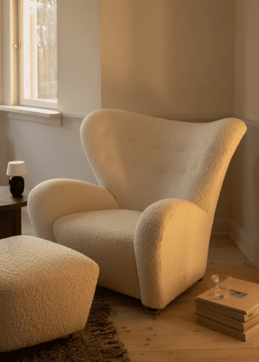 Den Trætte Mand Lænestol, Baena 93 fra Audo Copenhagen