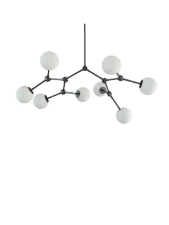 Drop Bulp Chandelier, mini grey fra 101 Copenhagen