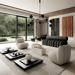 Drop Chandelier Globe, Chrome fra 101 Copenhagen