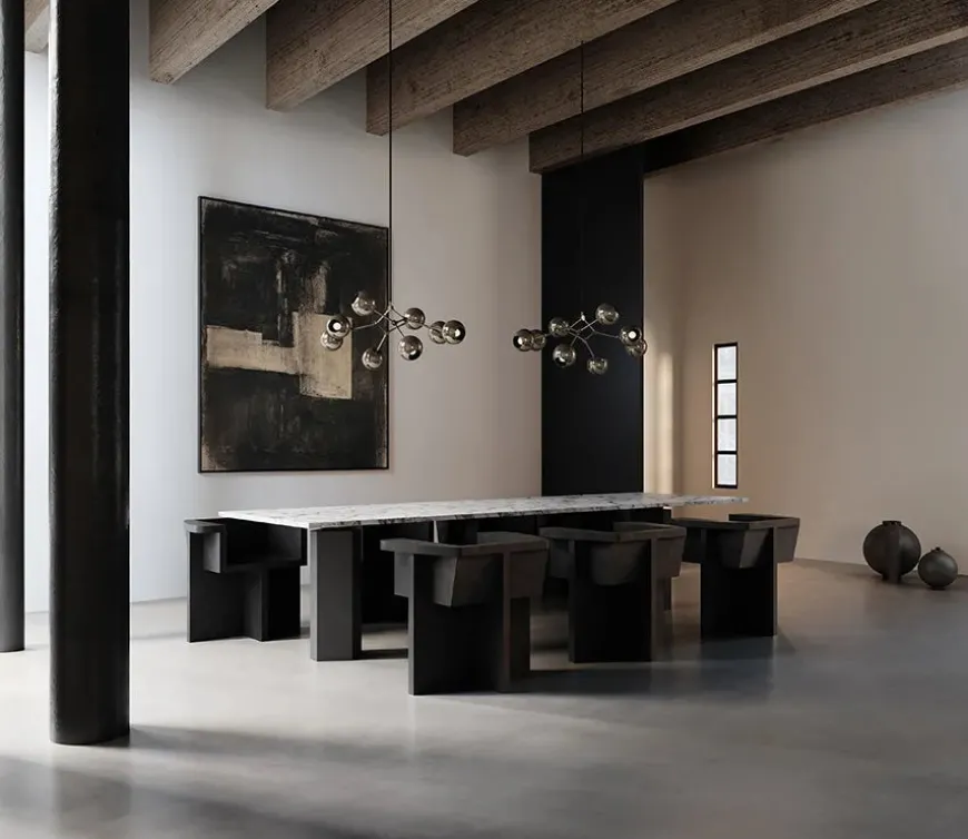 Drop Chandelier Globe, Mini, Chrome fra 101 Copenhagen