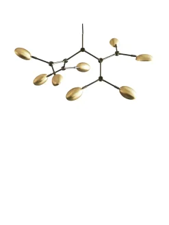Drop Chandelier, mini brass fra 101 Copenhagen