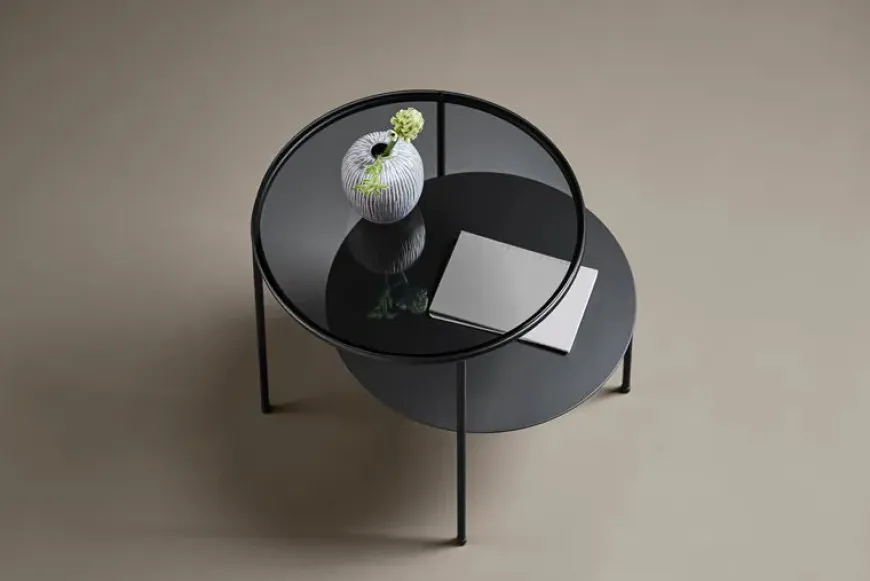 Duo Side Table fra Woud