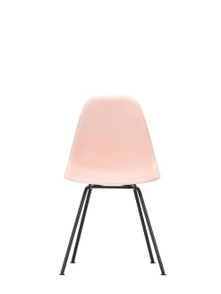 Eames Plastic Side Chair DSX, sort pulverlakeret fra Vitra
