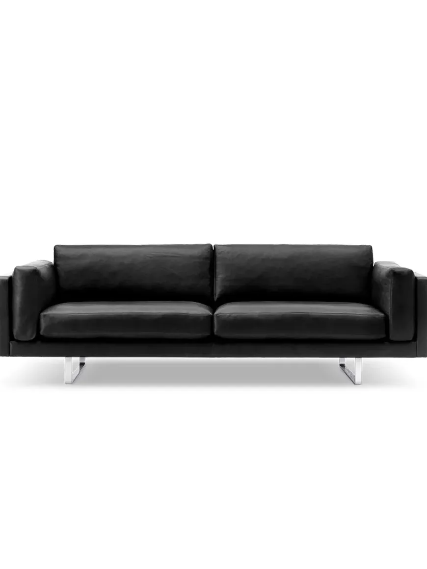 EJ 280 Pure Sofa i sort læder fra Erik Jørgensen