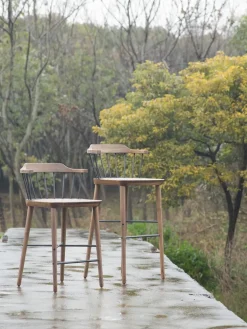 Exchange Bar Stool SH 75, walnut fra Stellar Works
