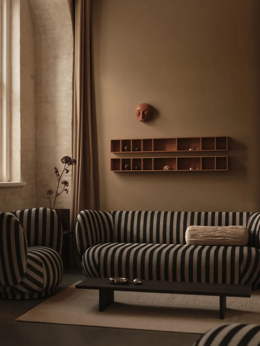 Falda Smocked Bolster Pude fra Ferm Living