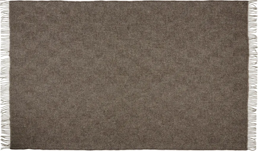 Fanø Plaid, ash brown fra Silkeborg Uldspinderi