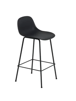 Fiber Barstool tube w. back fra Muuto