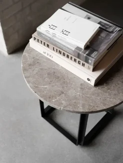 Florence sidebord Ø50, Gris Du Marais fra New Works