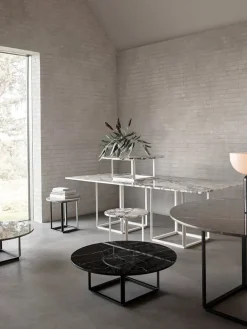 Florence sofabord Ø90, Gris Du Marais fra New Works