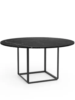 Florence spisebord Ø145, black marquina fra New Works