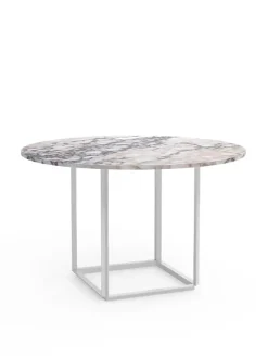 Florence spisebord Ø120, gris du marais fra New Works