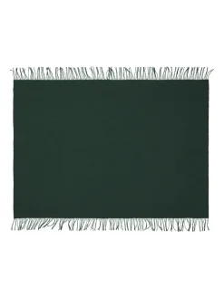 Franja Plaid, green/orange fra Silkeborg Uldspinderi