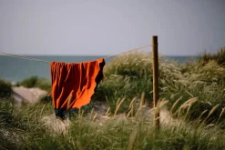 Franja Plaid, green/orange fra Silkeborg Uldspinderi