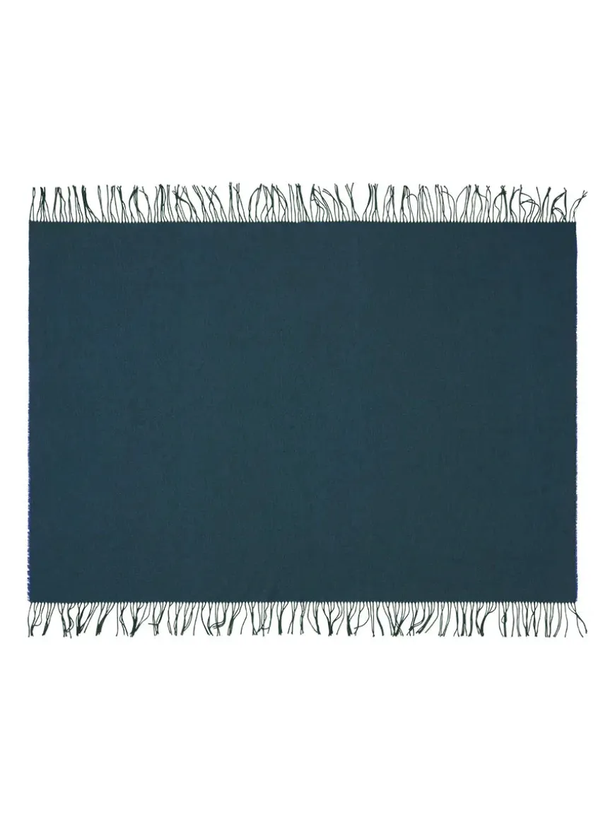 Franja Plaid, green/orange fra Silkeborg Uldspinderi