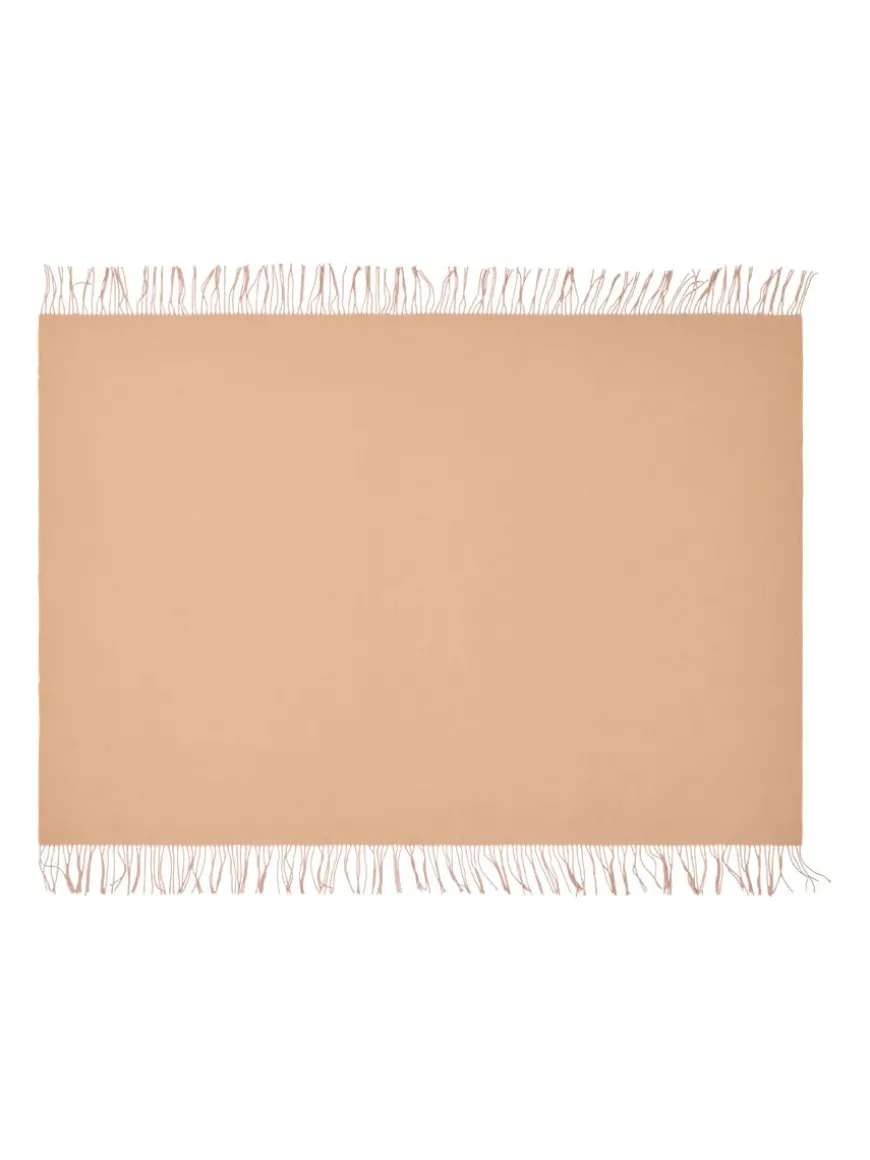 Franja Plaid, pink/yellow fra Silkeborg Uldspinderi