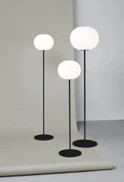 Glo-Ball F, Black Gulvlampe fra Flos