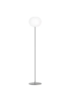 Glo-Ball F, Silver Gulvlampe fra Flos