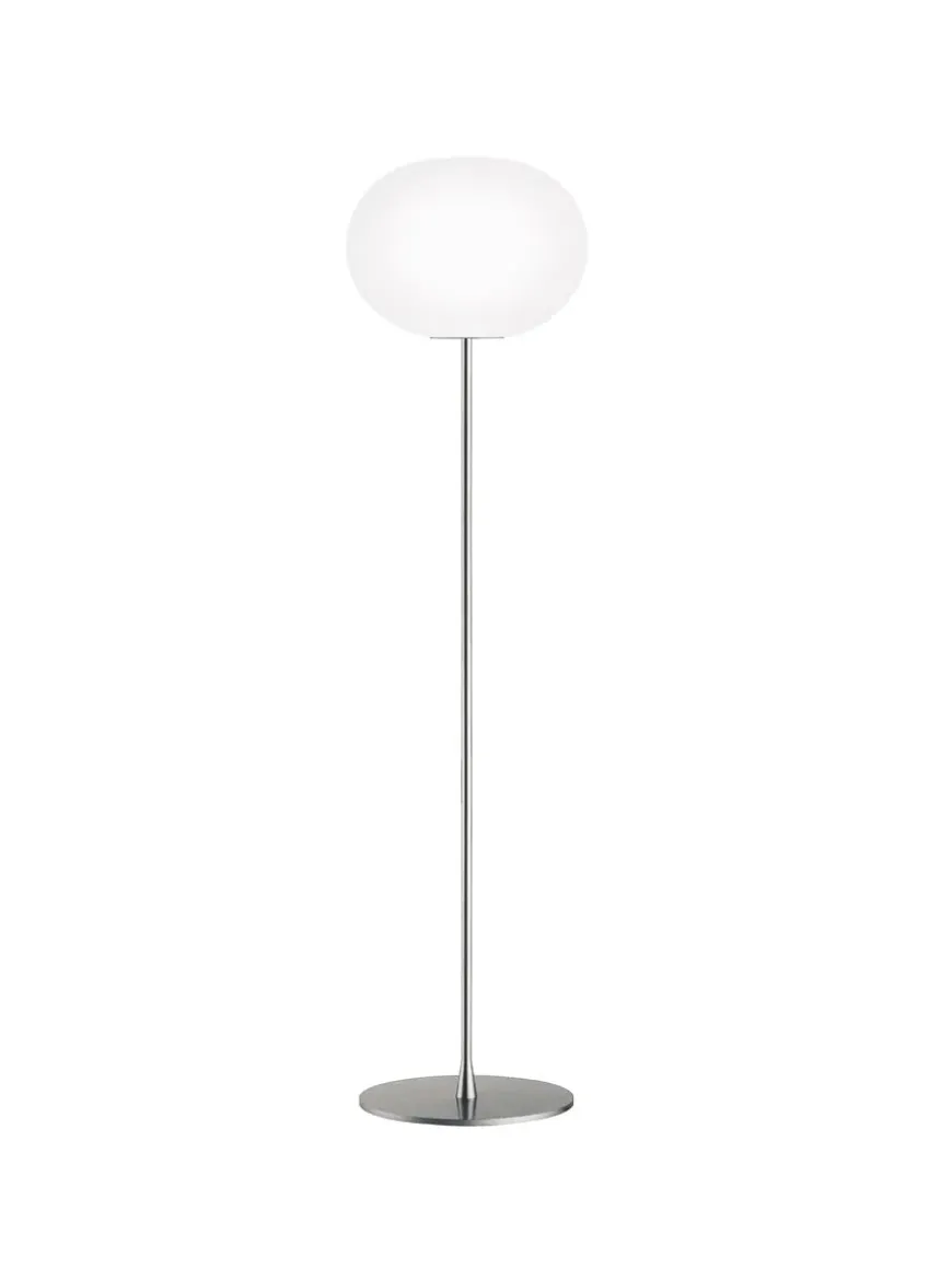 Glo-Ball F, Silver Gulvlampe fra Flos