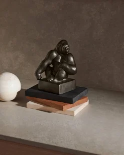 Gorilla figur grafit 20,5 cm fra Royal Copenhagen