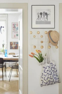 Hang It All, White/Pine fra Vitra