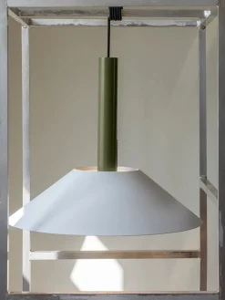 Hook pendant small, white fra Nine