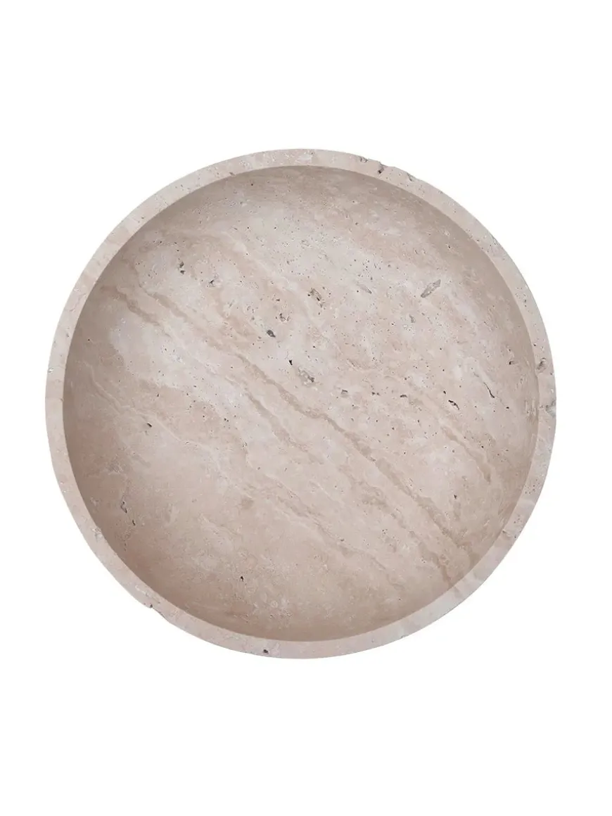 Hyben Skål, travertin fra Wabi Sabi Nordic