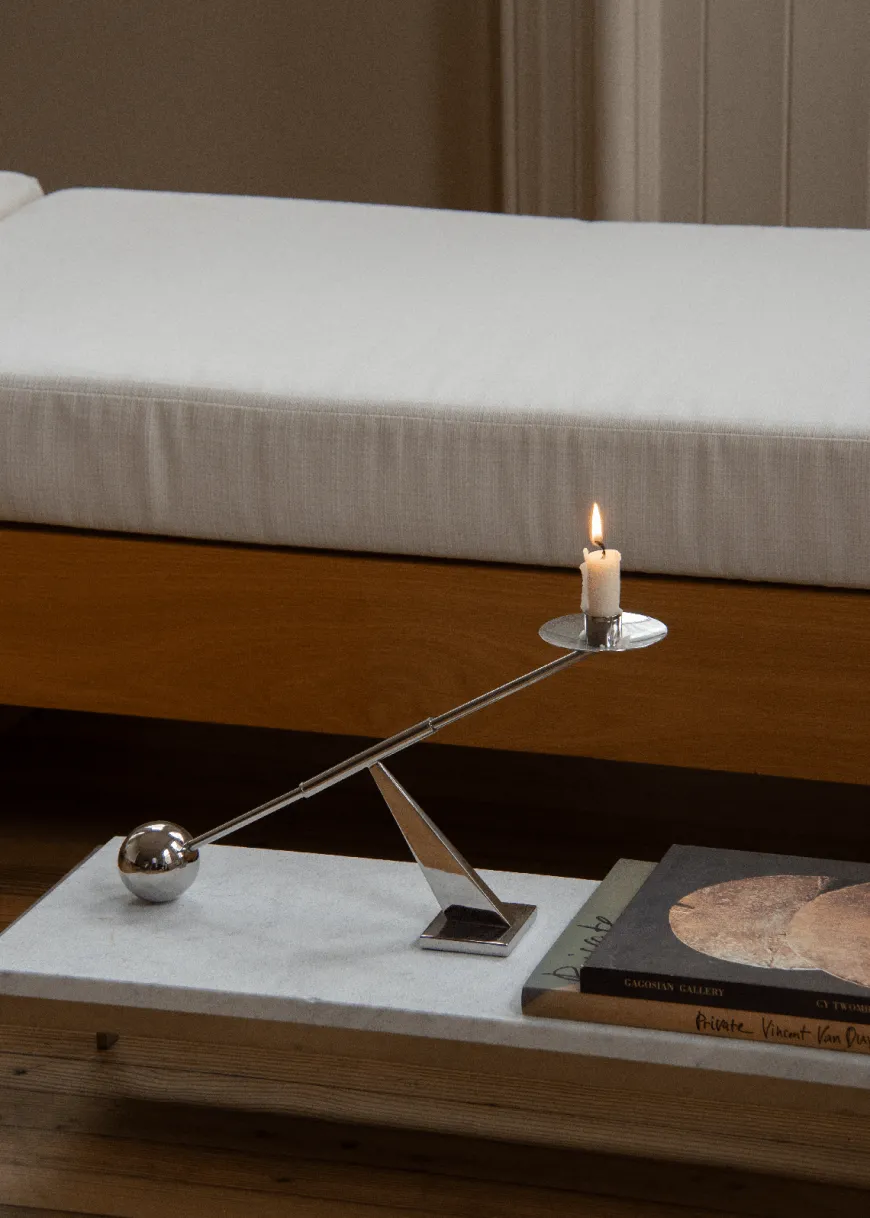 Interconnect Candle Holder - small, stainless steel fra Audo Copenhagen