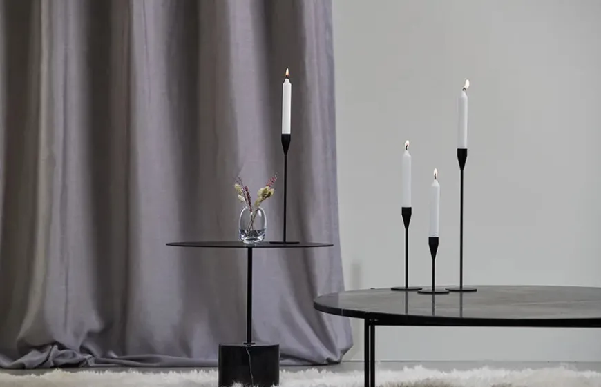 Jupiter Lysestage, sort fra Piet Hein