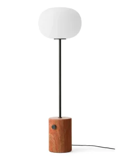 JWDA Floor Lamp, red travertine stone fra Audo Copenhagen