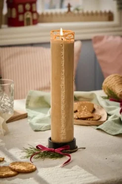 Kalenderlys 1–24 præget tal fra Ib Laursen