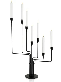 Karlsvognen Table Lysestage, mørk blå fra Piet Hein