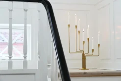 Karlsvognen Table Lysestage, sort fra Piet Hein