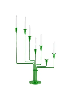 Karlsvognen Table Lysestage, messing fra Piet Hein