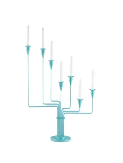 Karlsvognen Table Lysestage, turkis fra Piet Hein